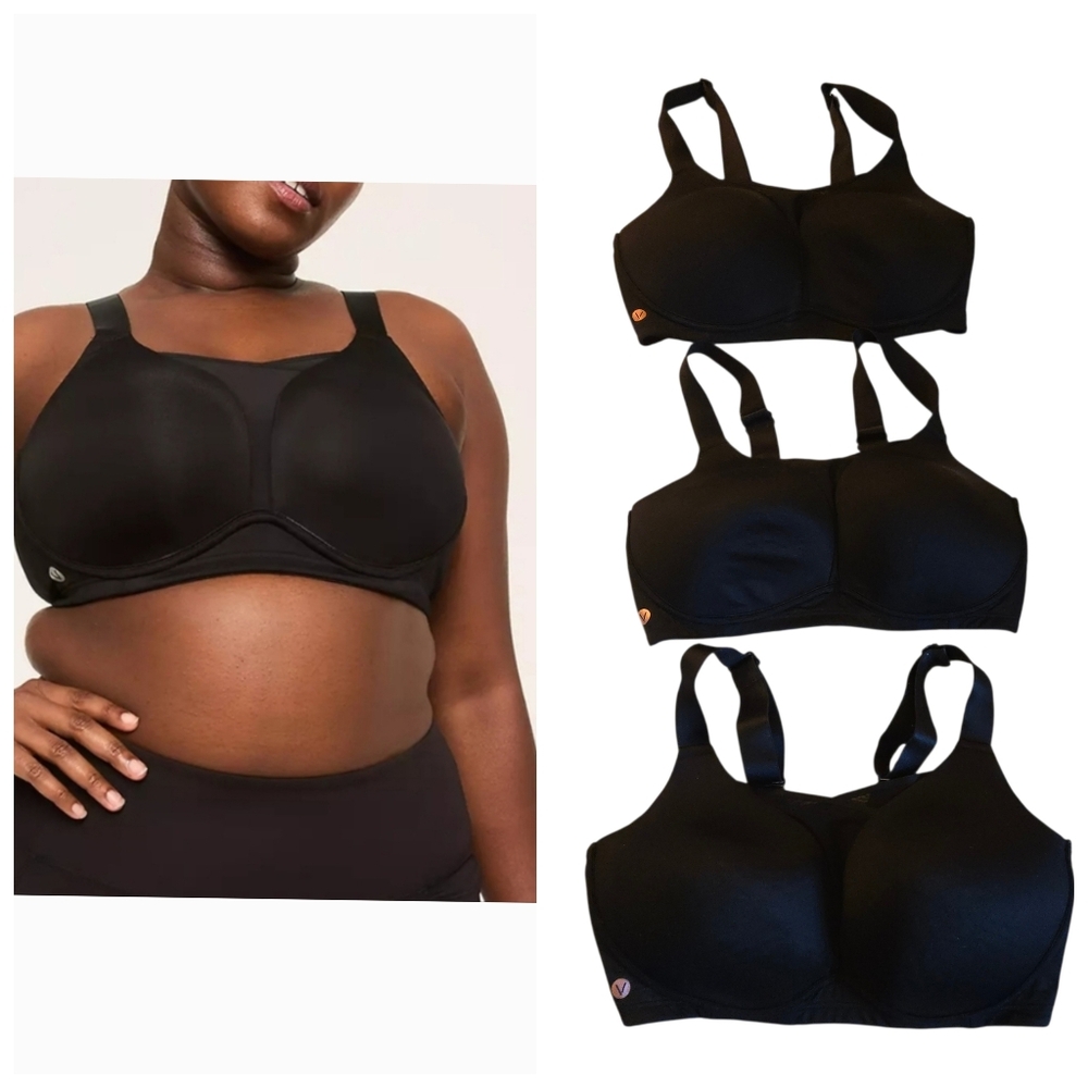 Livi Active Wireless Medium-Impact Wicking Sports Bra 38F Bundle